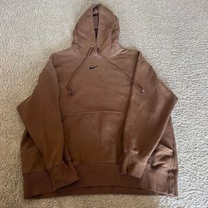Nike Brown Hoodie Sweatshirt